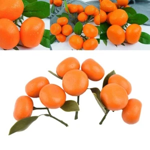 Kitchen Display Decorative Faux Oranges Set of 9 Artificial Plastic Oranges - Picture 1 of 24