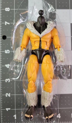 Marvel Legends Male body buck SABRETOOTH Custom Fodder Hasbro Cover