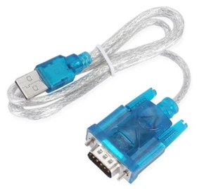 RS232 Serial Port DB 9-Pin To USB Adapter Dongle Cable - Picture 1 of 4