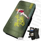 Printed Faux Leather Flip Phone Case For Huawei - Memphis-Belle-Nose-Art