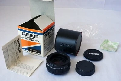 Tamron F-System 2x P MC4 Tele-Converter for Praktica M42 New in Box Japan - Image 1 of 4