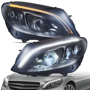 VLAND FULL LED Scheinwerfer für Mercedes C-Klasse W205 2015-2021 Links&Rechts - Bild 1 von 9