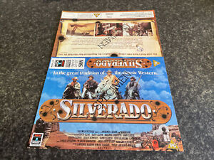 SILVERADO RCA COLUMBIA PICTURES VHS SLEEVE ONLY PROMO (REVERSIBLE)