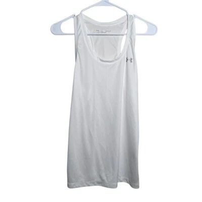 Under Armour Tank Top Women's Small Round Neck Sleeveless Active Shirt Logo - Image 1 of 4
