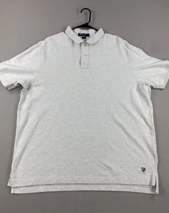 Camisa Polo Daniel Cremieux Para Hombre XL Marrón Blanco Cresta Logo Manga Corta - Imagen 1 de 12