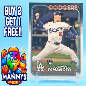 2024 Topps Yoshinobu Yamamoto #CTC-13 Flagship Collection Companion Card RC - Picture 1 of 2