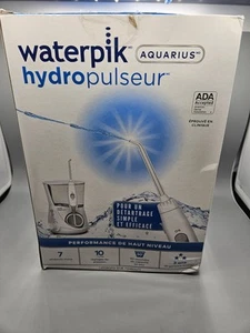Waterpik Aquarius Water Flosser Professionnel pour Dents-Blanc WP-660 *EMBOUTS SCELLÉS - Photo 1 sur 13