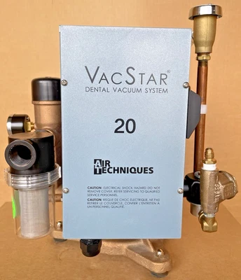 Bomba de succión de vacío de anillo húmedo Air Techniques VacStar 20 VS20 2017 1 HP--2 usuarios Foto 1 de 4