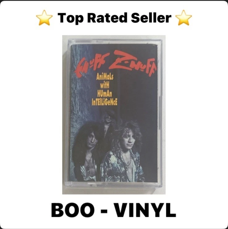 Enuff Z Nuff Animals With Human Intelligence Cassette Tape EX / EX - Image 1 of 4