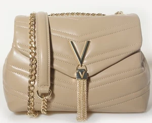 Valentino bags PRIVILEGE bag VBS8DN10 beige borse a spalla FLAP BAG 24x18x12 cm - Picture 1 of 6