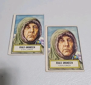 1952 TOPPS LOOK N SEE ROALD AMUNDSEN #88  2 CARDS LOT  - Picture 1 of 2