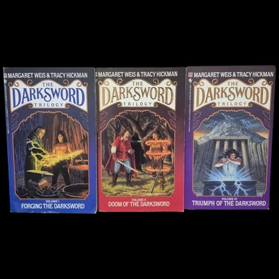 THE DARKSWORD TRILOGY Volume 1, 2 & 3 By Margaret Weis Tracy Hickman 1987 - image 1 of 4