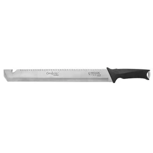 Camillus 19483 Carnivore Machete with Molded Sheath and Quad Grind Saw, Black, - Picture 1 of 8
