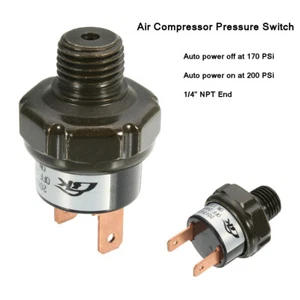 Air Compressor Tank Pressure Switch 170 psi on - 200 psi off Air Ride Suspension - Picture 1 of 7