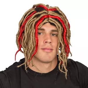 Adult Rasta Colorful Dreadlocks Halloween Cosplay Costume Wig - Picture 1 of 3