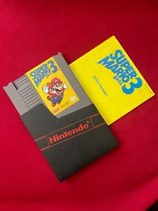 Super Mario Bros 3 Nintendo Entertainment System) NES Cartridge And Manual - Picture 1 of 12