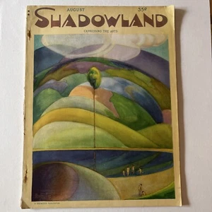 1923 Shadowland Magazine Expressing The Arts August Vol VIII #6 - Imagen 1 de 6