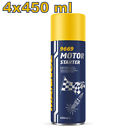 Produktbild - 4x450 ml MANNOL Starthilfe Spray Motor Starter KALT-STARTHILFE Startpilot Dose
