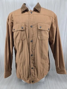 Polaris Ranger Brown Jacket Size 2XL Snap Button Cotton - Picture 1 of 11
