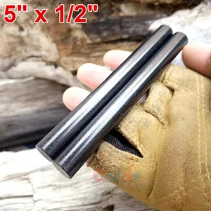 HUGE 5"x1/2"FERROCERIUM FERRO ROD Fire Starter Magnesium Flint Military Survival - Picture 1 of 21