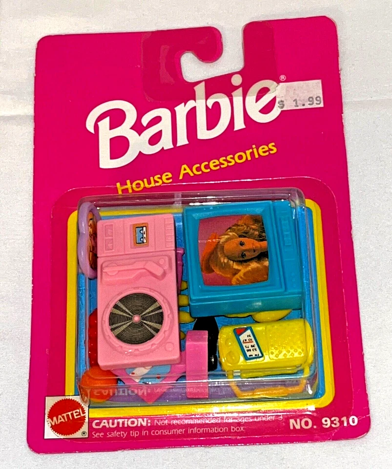 Vintage Mattel Barbie Bathroom Accessories Set 9310 1992 Pastels