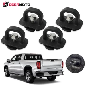 4 anclajes de amarre de pared lateral retráctiles para caja de camioneta GMC Sierra 2007-2023 - Imagen 1 de 11