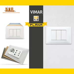 VIMAR PLANA SERIE ORIGINALE PLACCA PRESA INTERRUTTORE PULSANTE SCHUKO - 14210 - Imagen 1 de 28