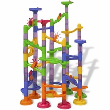 Pista per Biglie Plastica 112 pz 3+ Anni Gioco per Bambini Marble Run