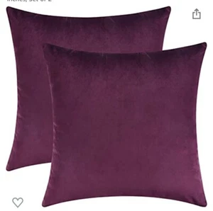 Mixhug Comfortable Pillow Cover Case Color Plum 20x20 - Picture 1 of 3