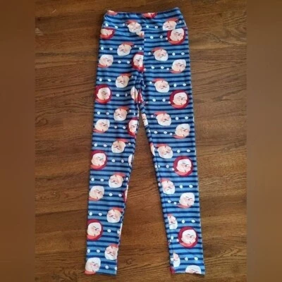 LULAROE TWEEN Girls Santa leggings - Image 1 of 4