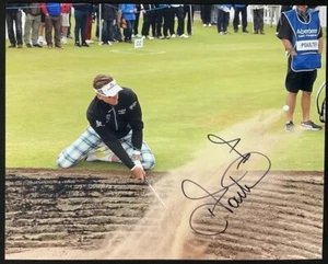 Ian Poulter Signed Autographed 8x10 Photo PGA Tour Golf Sand Bunker Shot - Picture 1 of 2