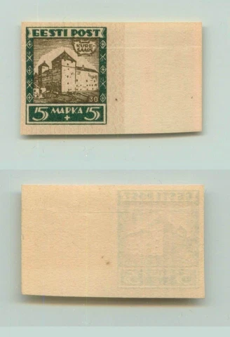 Estonia 1927 SC B15 MNH imperf . f3191 Cover