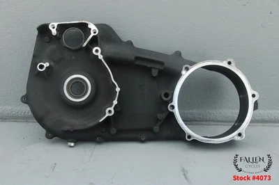 Harley Softail Fatboy 2010 embrague primario interior carcasa arrugada negro #4073 Foto 1 de 4