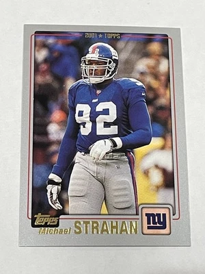 2001 Topps Football #112 - Michael Strahan - New York Giants - Image 1 of 2