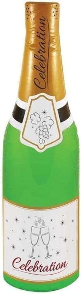 Aufblasbare Feierflasche 73 cm Party Deko Luftballon Deko Riesenflasche - Bild 1 von 1