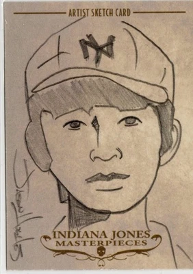 Indiana Jones Heritage Topps 2008 Sketch Card 1/1 Artist Jason Hughes - Image 1 of 4