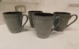 SALE Mikasa Broadway Gourmet Basics  Set of four Coffee Mugs - Picture 1 of 5