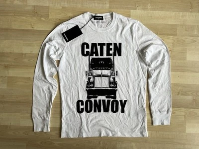 Dsquared2 Longsleeve Oberteil Caten | Weiß Schwarz | Gr. 170/176 (16Y) | NEU - Bild 1 von 4