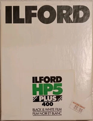 Ilford HP5 400 Plus B&W Negative Print Film 4x5 25 Sheets - Image 1 of 4