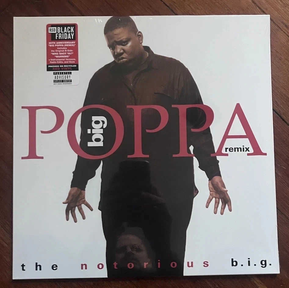 Notorious BIG Big Poppa Remix 12” RSD 2025 Limited Red Vinyl New - Image 1 of 1