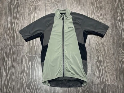 Mens Gore Bike Wear Cycling Jersey Shirt Reflective Logo Full ZIp Size M - Image 1 of 4