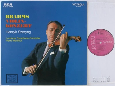 SZERYNG & MONTEUX BRAHMS VIOLIN CONCERTO RCA VICTROLA STEREO VICS 1028 NM - Image 1 of 4