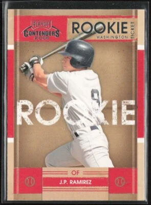 2008 Playoff Contenders #25 J.P. Ramirez Washington Nationals - Image 1 of 2