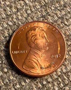 2012 Ring Error Lincoln Shield Penny No Mint Mark - Picture 1 of 4
