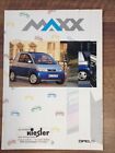 Broszura / Brochure Opel Maxx od 08/95
