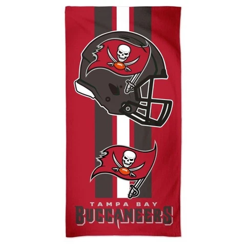 Tampa Bay Buccaneers NFL 30" x 60" Beach Towel Wincraft Brand New Cover