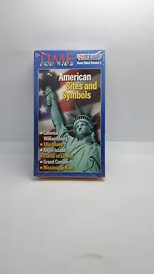 TIME FOR KIDS CNN NEWSROOM & WORLDVIEW  VOLUME 2 AMERICAN SITES  SYMBOLS VHS NEW - Image 1 of 4
