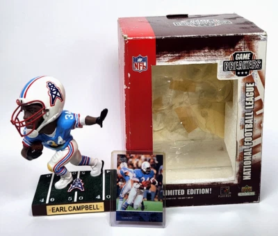 Earl Campbell Houston Oilers Upper Deck Collectibles #100/1034 Figure w/ Card - Imagem 1 de 4