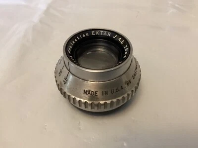 Lente proyectora Kodak 75 mm F4,5 proyección ektar Foto 1 de 4