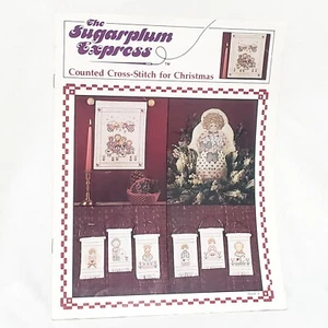 The Sugarplum Express Counted Cross Stitch Christmas Book 4 Angel Nativity - Picture 1 of 7
